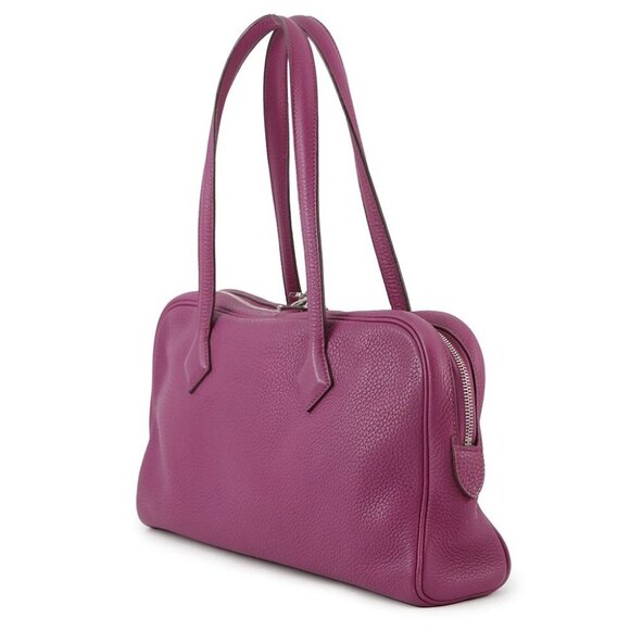 HERMES Victoria Elan Size 38 Taurillon Clemence Tosca - Picture 3 of 16